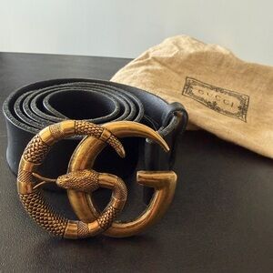 Gucci Large Snake Motif Belt